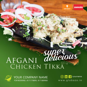 Afgani Chicken Tikka Snack-17