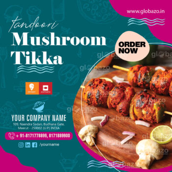 Mushroom Tikka Snacks-80