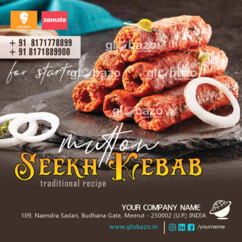 Mutton Seekh Kebab Snacks-75