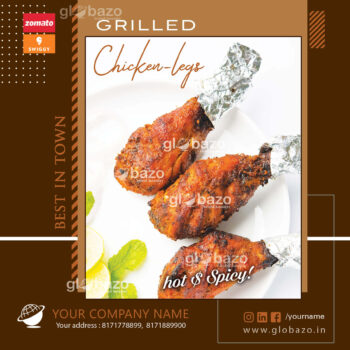 Grilled Chicken Legs Snacks-105