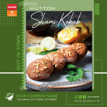 Mutton Shami Kebab Snacks-108