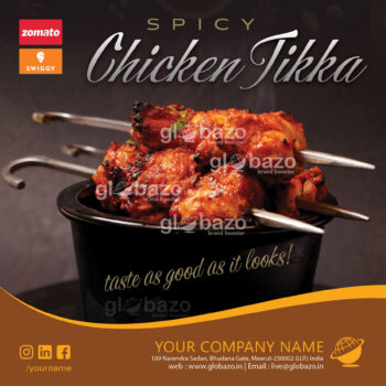 Spicy Chicken Tikka Snacks-129