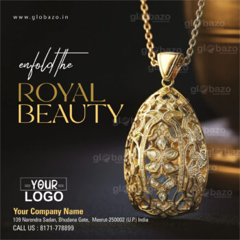 Royal Beauty Gold Pandent-13