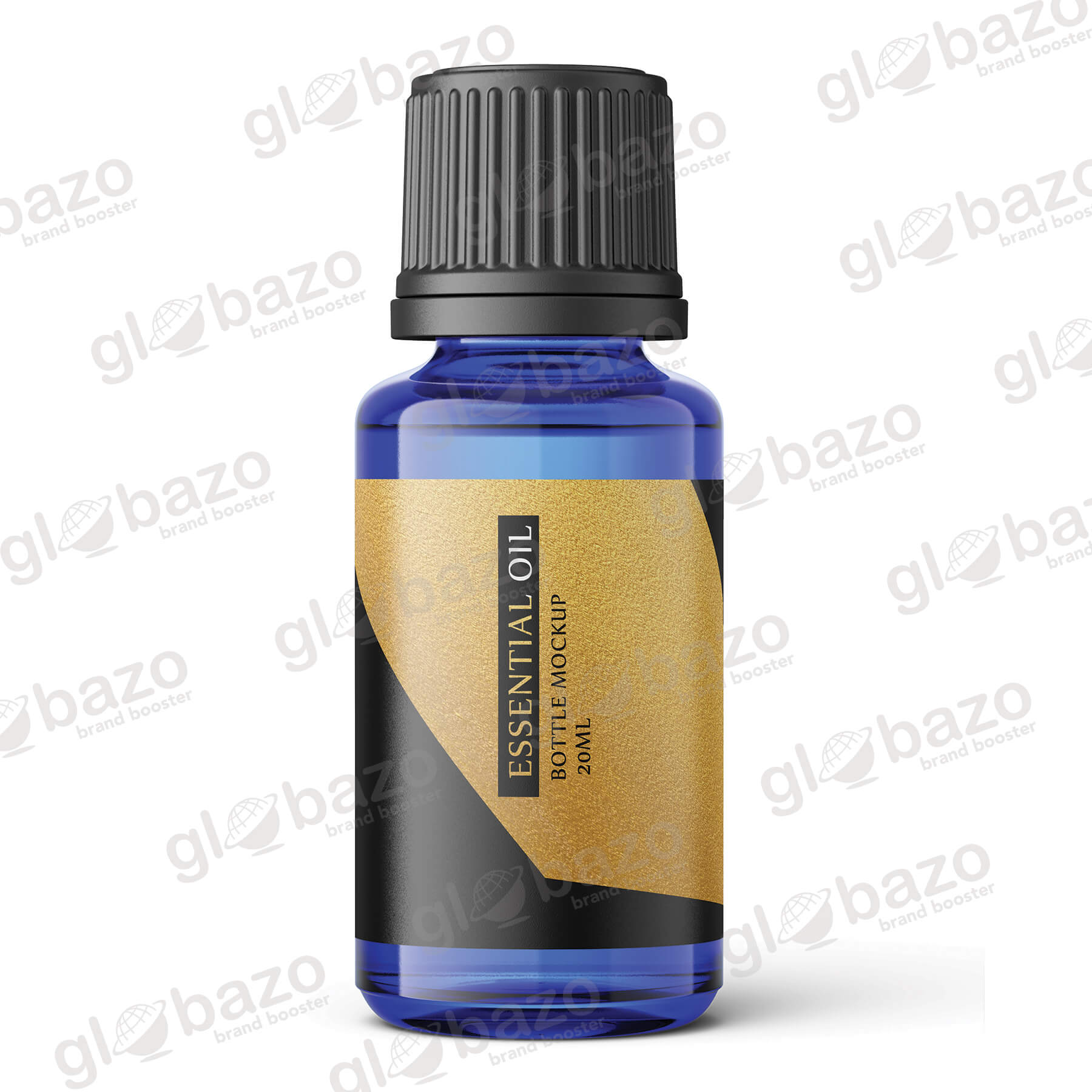 20 ML Essential Oil Bottle Mockup (pkg-301)