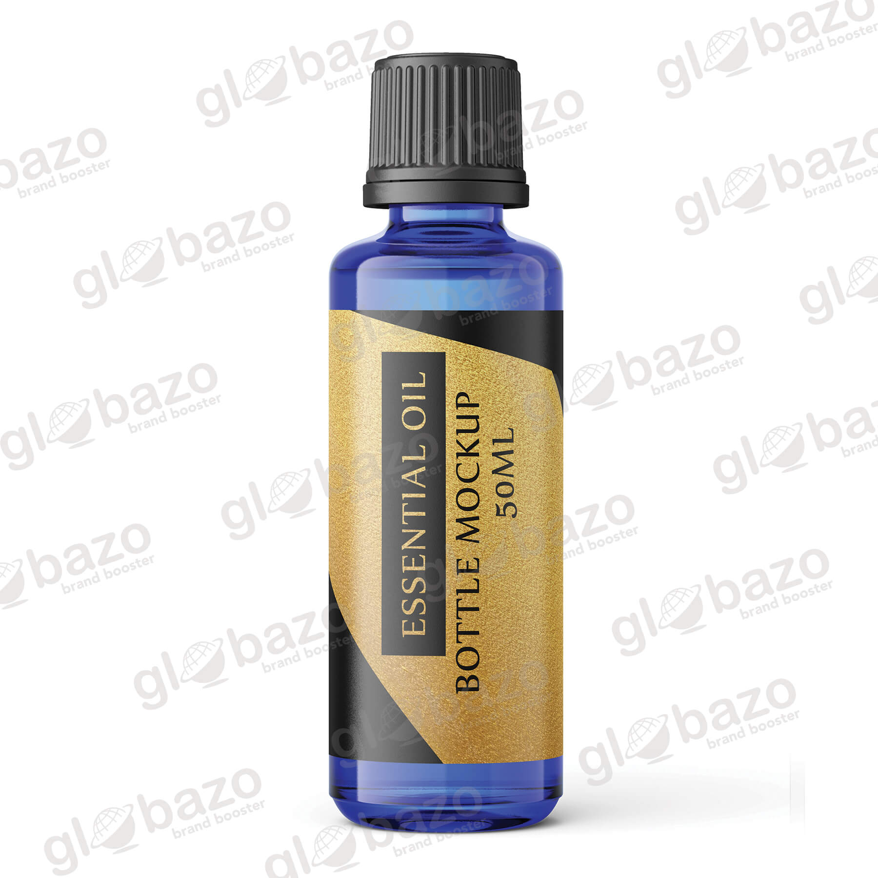 50 ML Essential Oil Bottle Mockup (pkg-302)