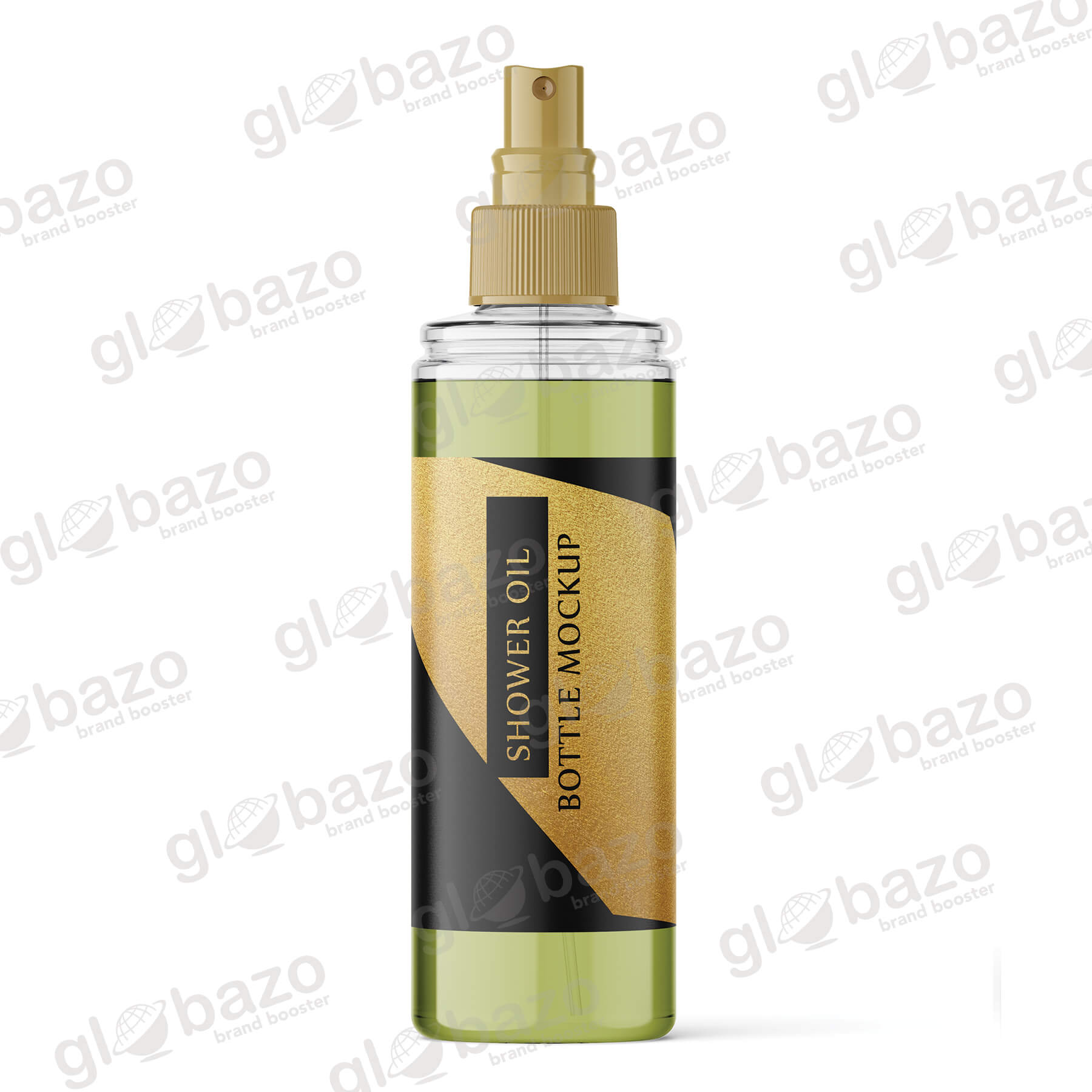 Tranpsarent Spray Bottle Mockup (pkg-304)