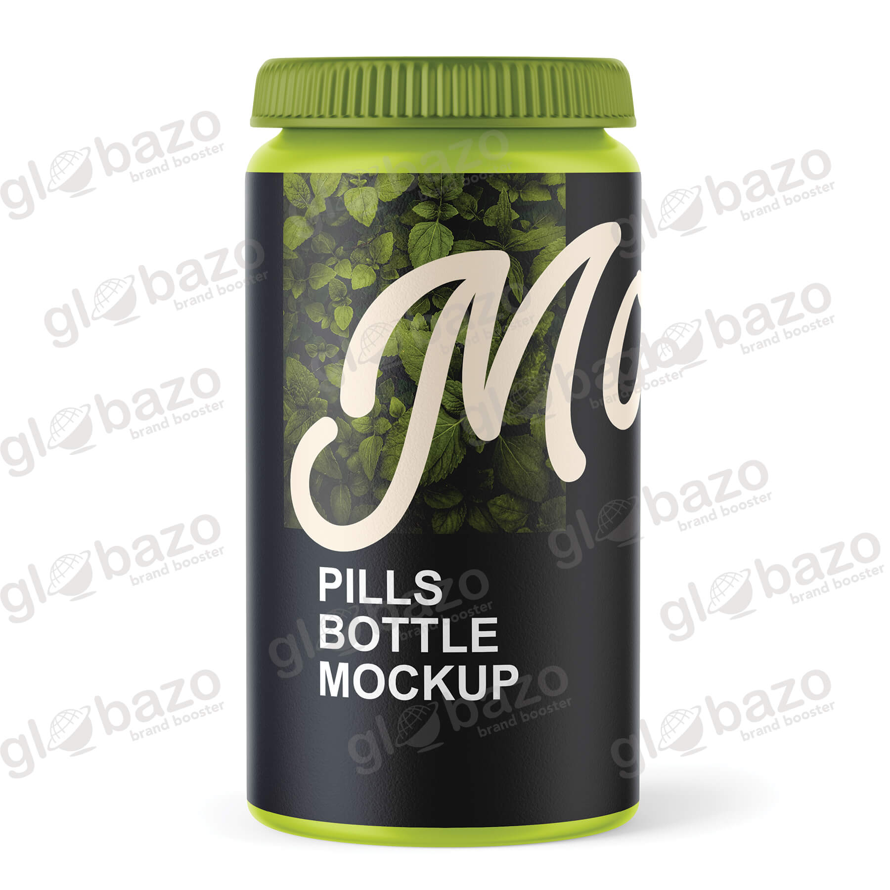 Matte Pills Bottle Mockup(pkg-484)