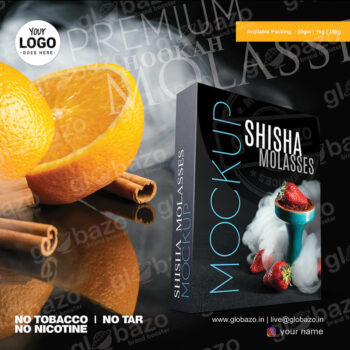 Orange Cinnamon Shisha Molasses Mockup (sm-102)
