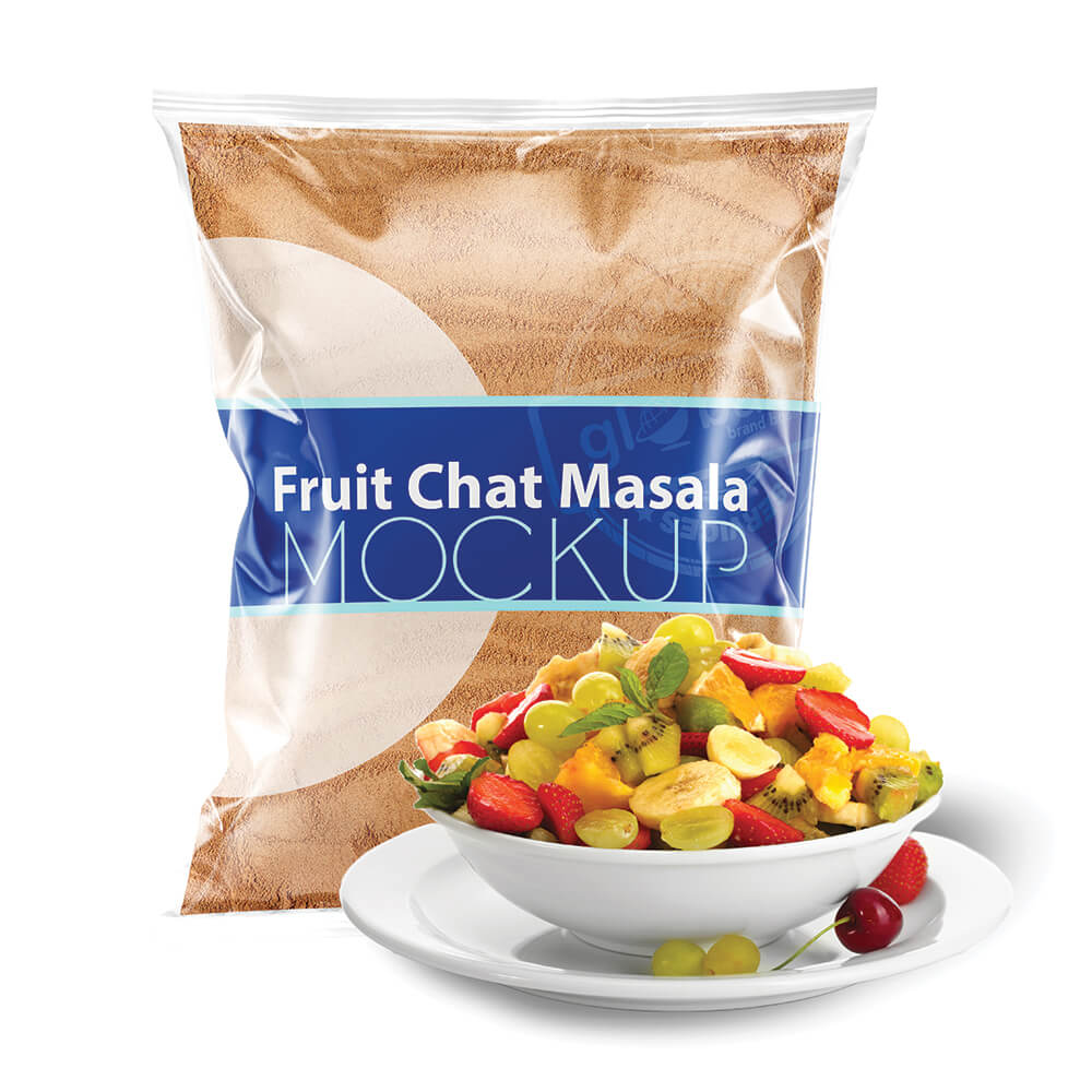 Fruit Chat Masala Pouch Mockup (pkg-756)