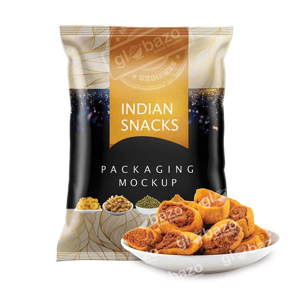 Bakarwadi Pouch Mockup (pkg-805)