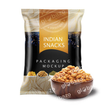 Masala Peanut Pouch Mockup (pkg-813)