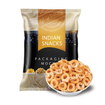 Mini Rings Snacks Pouch Mockup (pkg-814)