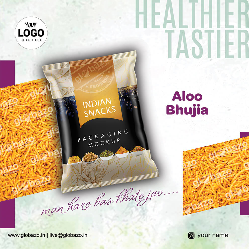 Aloo Bhujia Snacks Creative Mockup (snm-01)