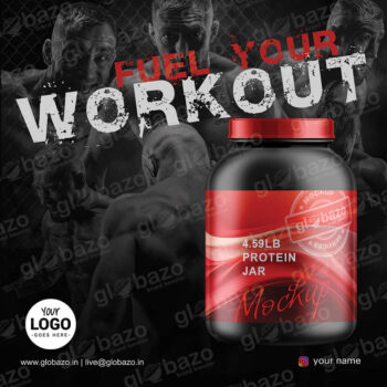 Fuel Your Workout Health Supplement Mockup Creative-02