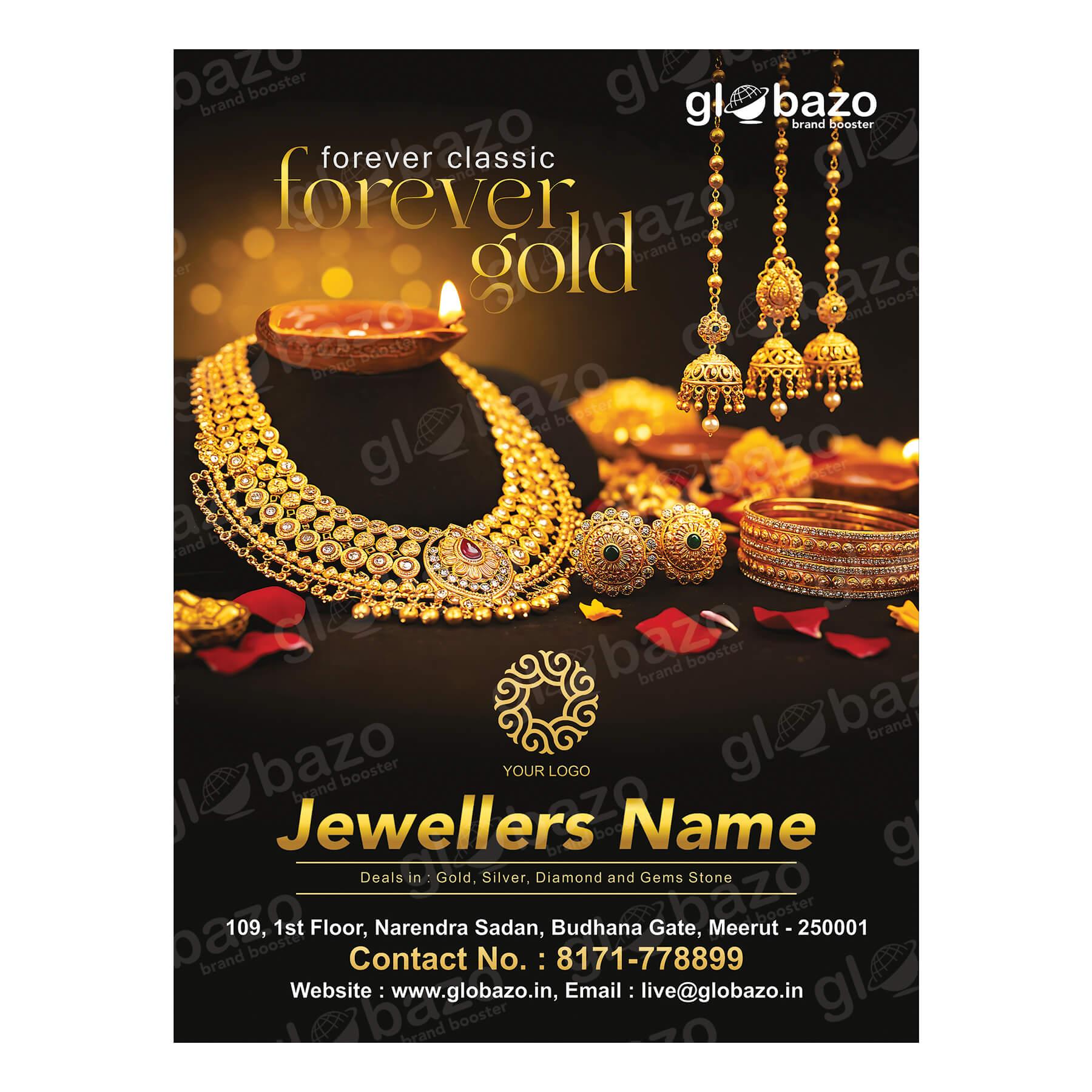 Traditional Gold Jewellery Flex Design (3x4feet)-30