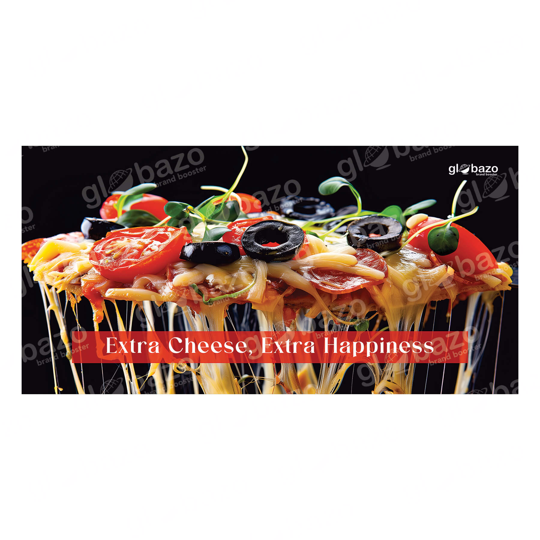 Cheesy Pizza Flex Design (4x8 feet)-10
