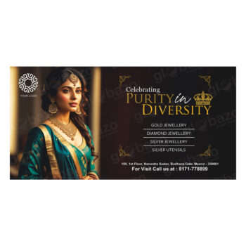 Elegant Gold Jewellery Flex Design (10×20 Feet)-18