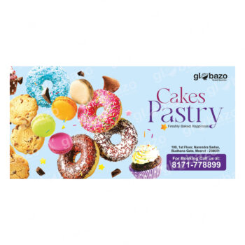 Colorful Cakes & Pastry Bakery Flex Design (10×20 Feet)-08