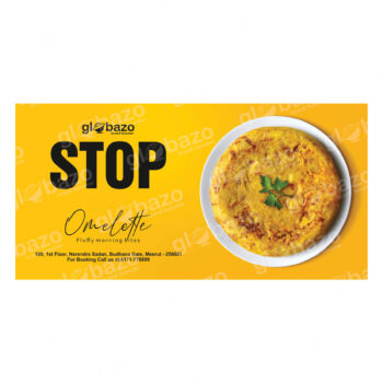 Breakfast Omelette Food Flex Design (10×20 Feet)-11