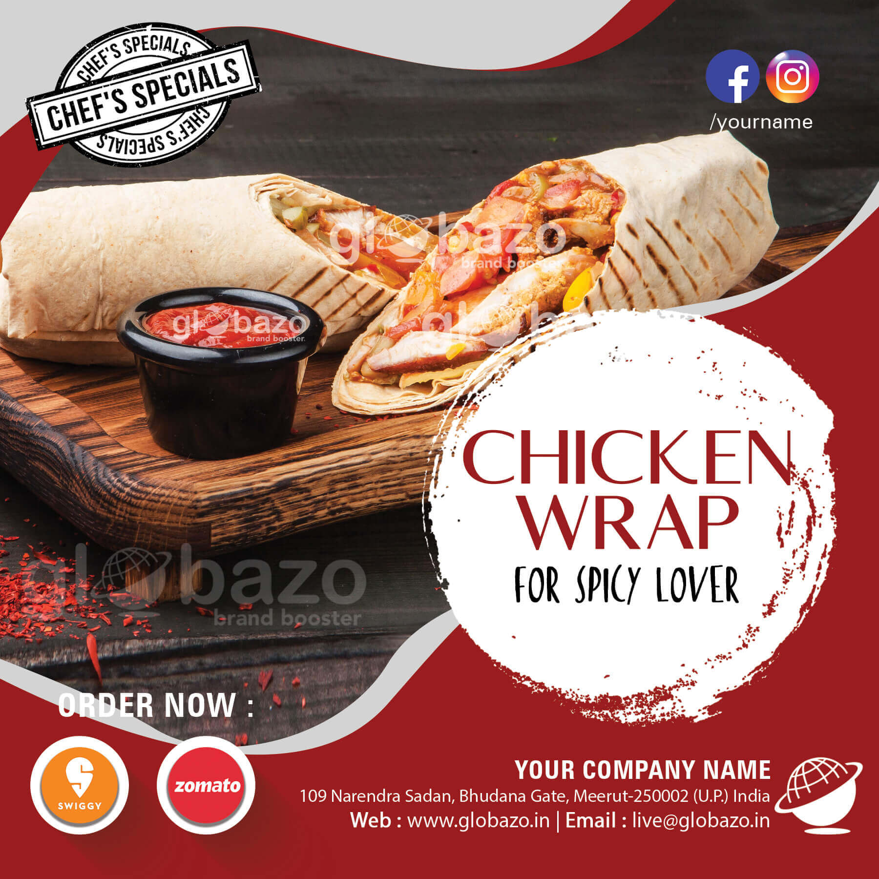 Chicken Wrap Snacks-145