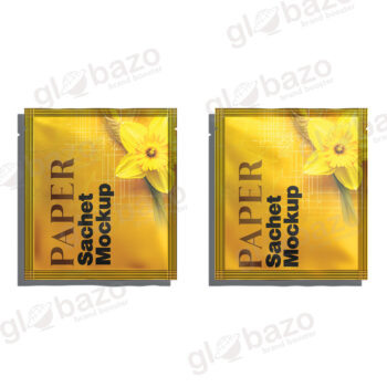 Top Level Sachet Packaging Mockup (pkg-135)