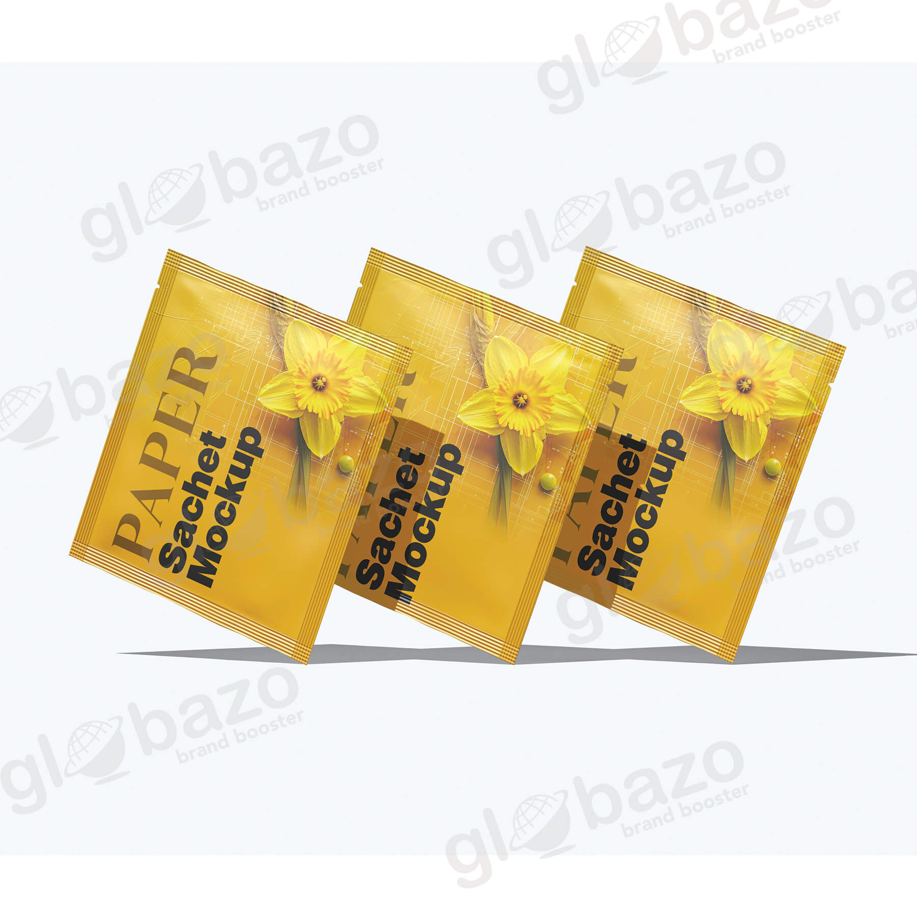 Eye Level Sachet Packaging Mockup (pkg-137)