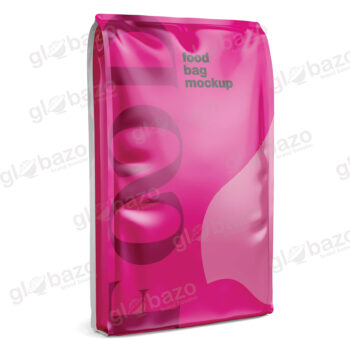 Glossy Bag Mockup Side View (pkg-190)