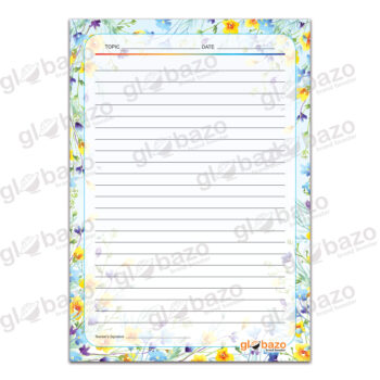 Floral A4 Designer Sheet-03