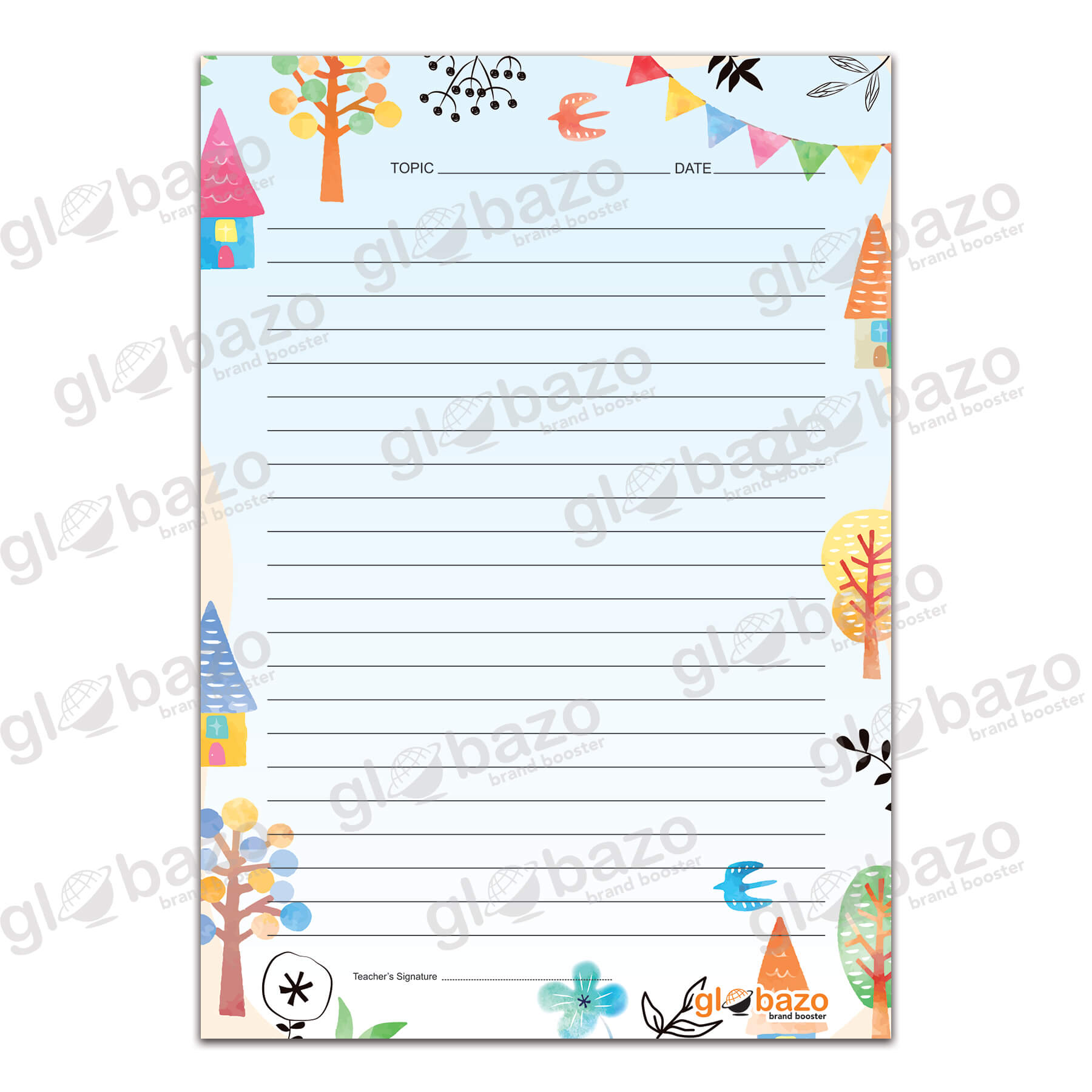 Nature A4 Designer Sheet-11