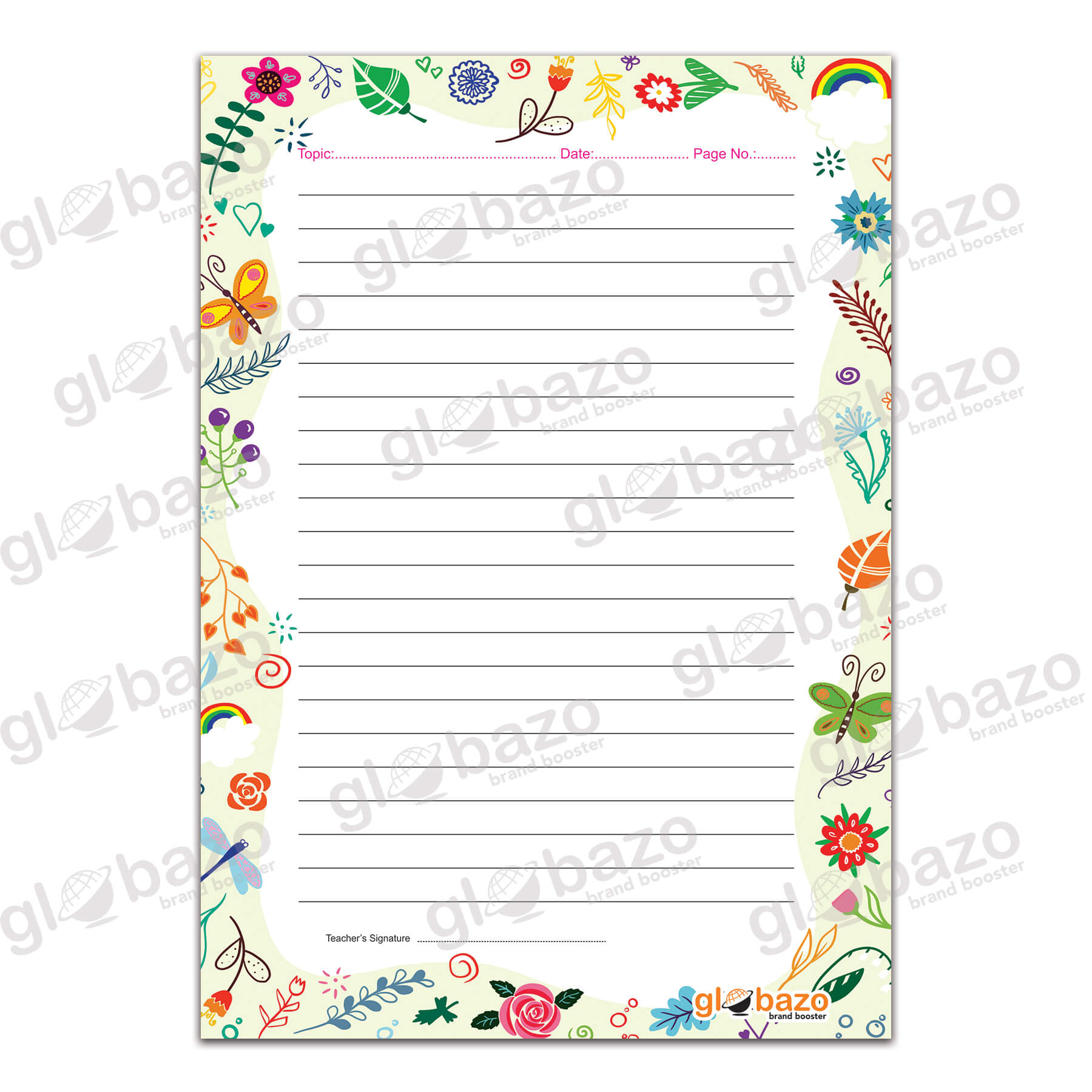 Pattern A4 Designer Sheet-19