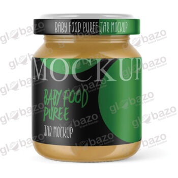 Clear Glass Baby Food Jar Mockup-pkg-327