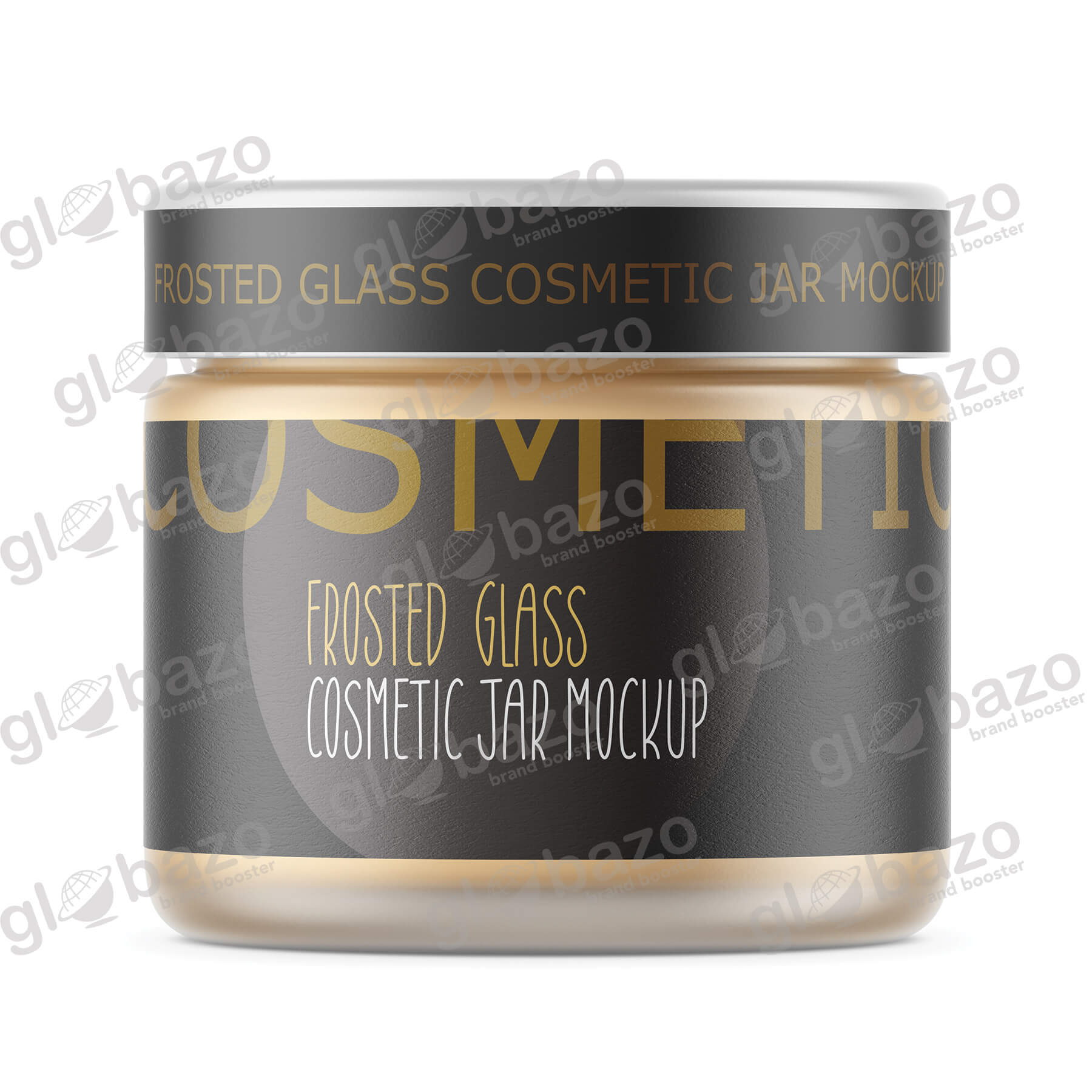 Frosted Glass Cosmetic Jar Mockup-pkg-334