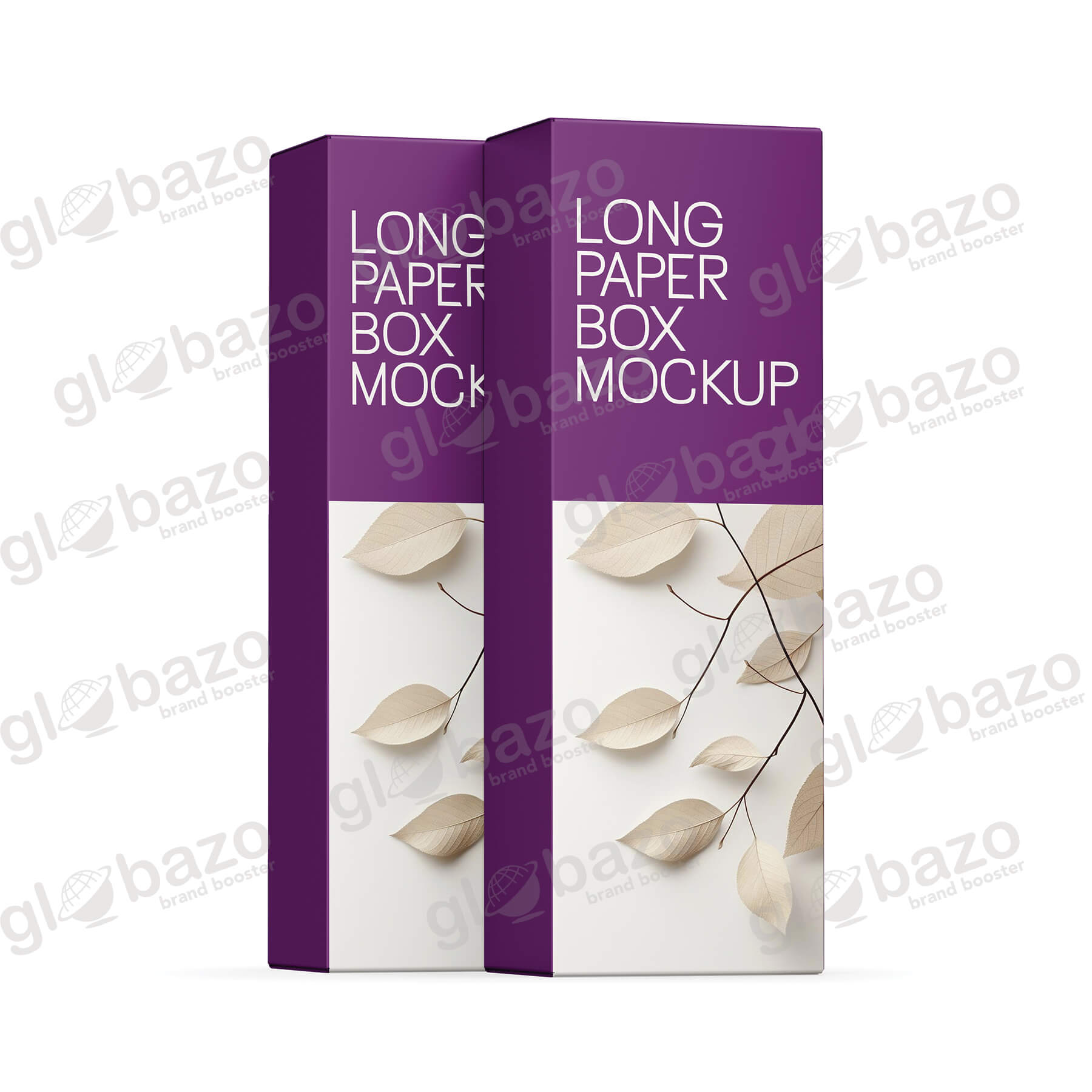 Two Long Paper Boxes Mockup-pkg-409