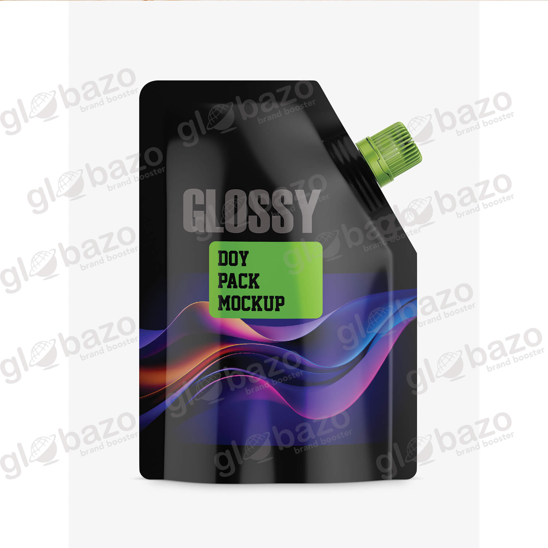 Glossy Food Pouch with Side Cap Mockup-pkg-427