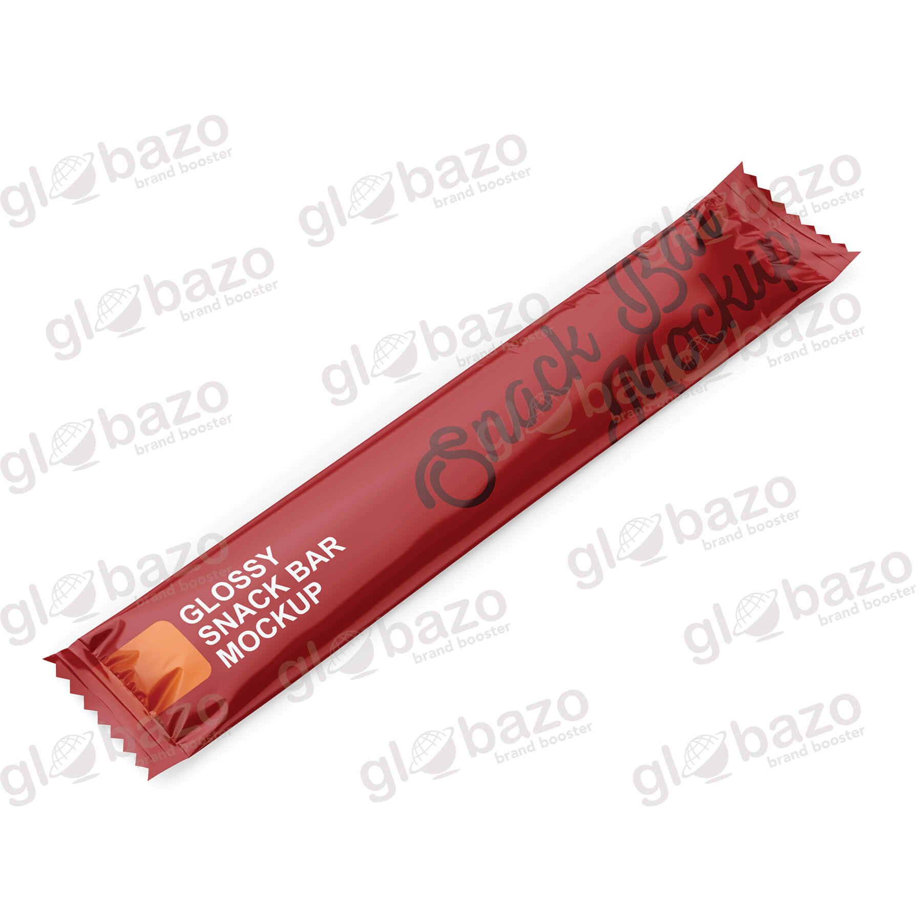 Glossy Snack Bar Mockup (pkg-436)