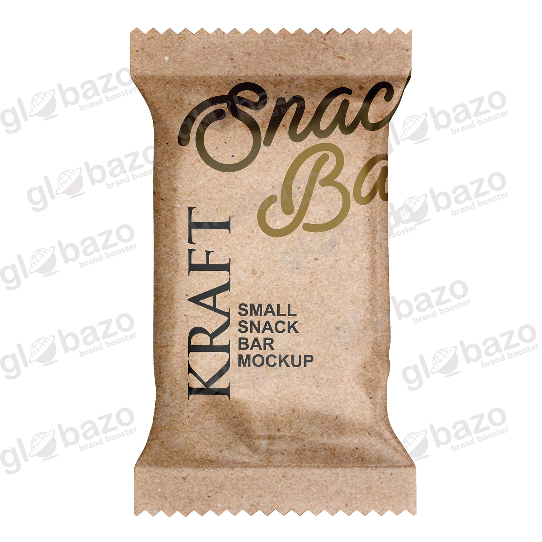 Small Kraft Snack Bar Mockup (pkg-441)