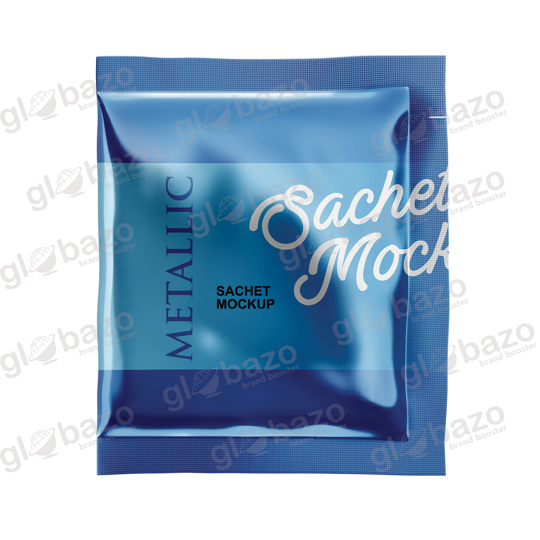 Metallic Sachet Mockup (pkg-446)
