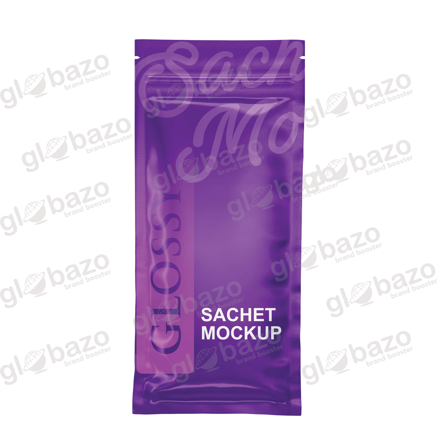 Long Glossy Sachet Mockup (pkg-452)