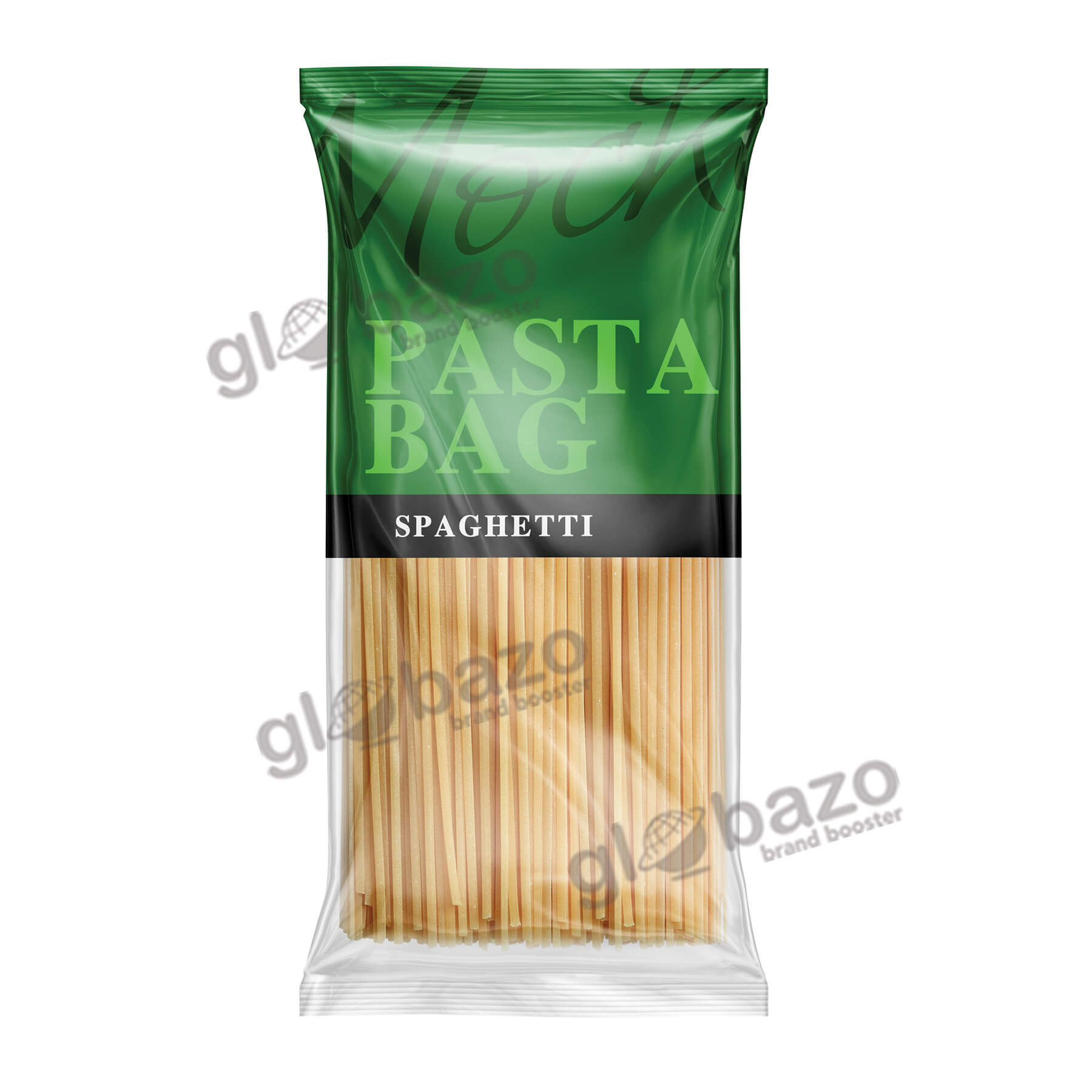 Spaghetti Pasta Bag Mockup (pkg-522)