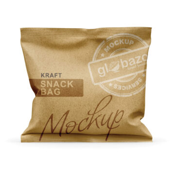 Kraft Snack Bag Mockup (pkg-545)