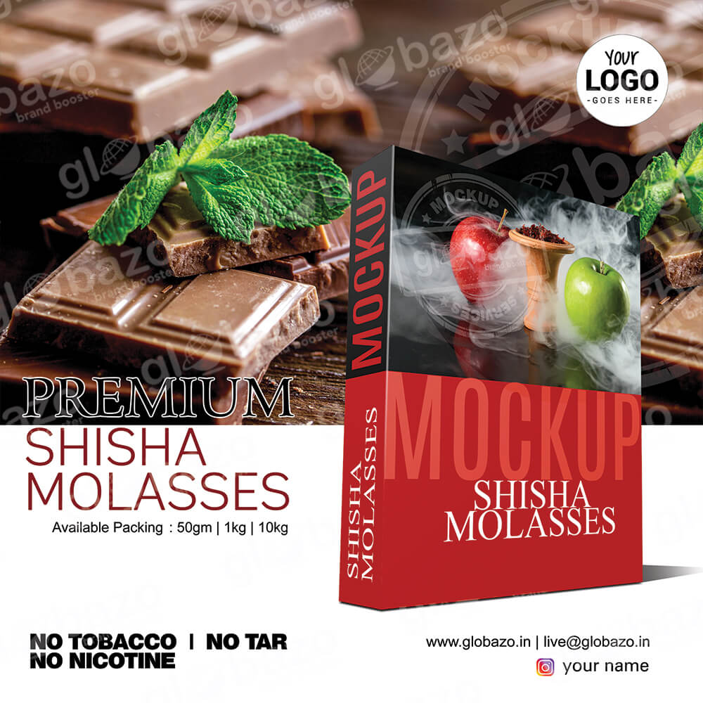 Chocolate Mint Shisha Molasses Mockup (sm-138)