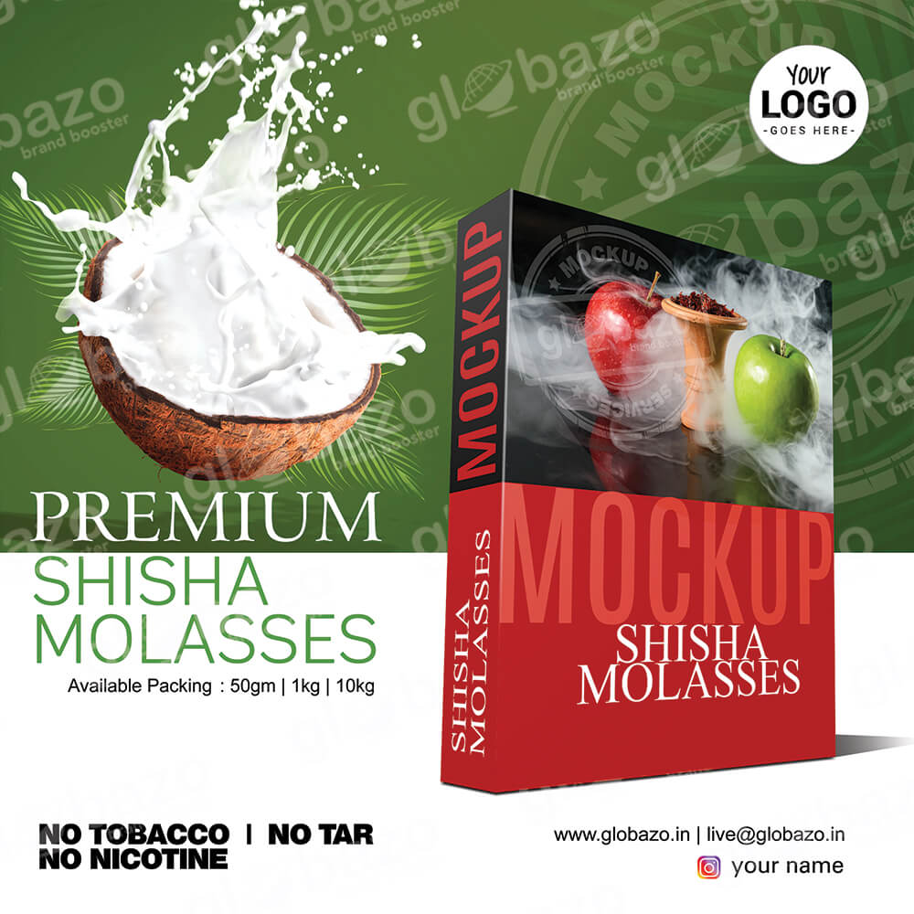 Coconut Shisha Molasses Mockup (sm-139)