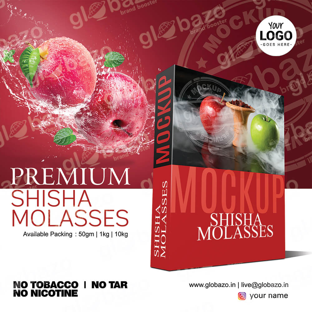 Double Apple Shisha Molasses Mockup (sm-141)