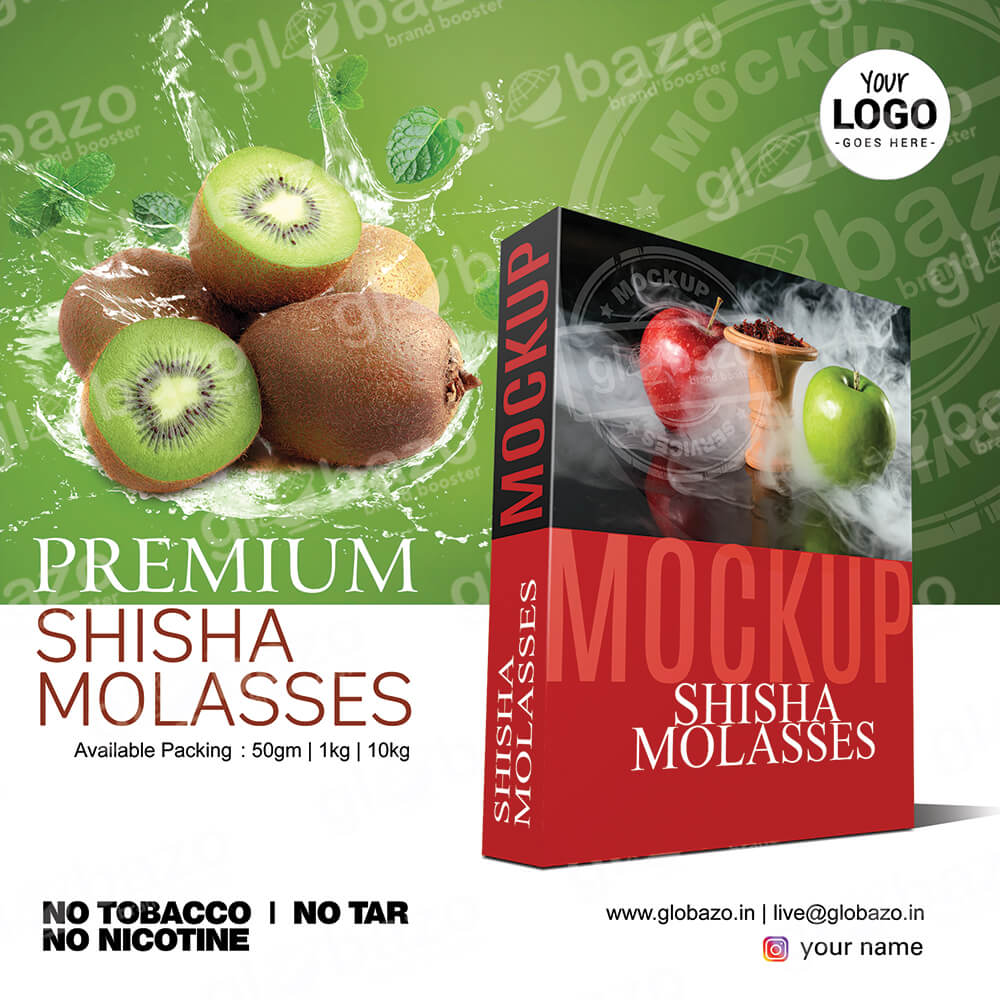 Kiwi Shisha Molasses Mockup (sm-145)