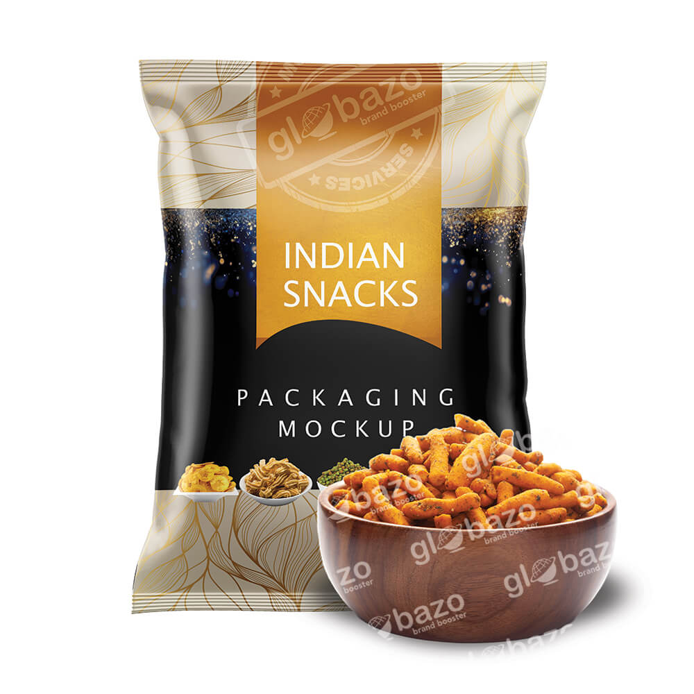 Spicy Chutney Sev Pouch Mockup (pkg-803)