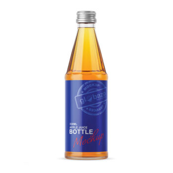 330ml Apple Juice Bottle Mockup (pkg-857)
