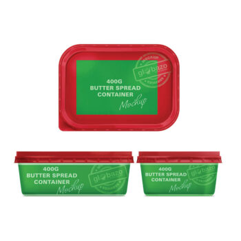 400g Butter Spread Container Mockup (pkg-955)