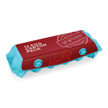12 Egg Carton Pack Mockup (pkg-962)