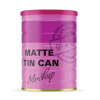 Matte Tin Can Mockup (pkg-990)