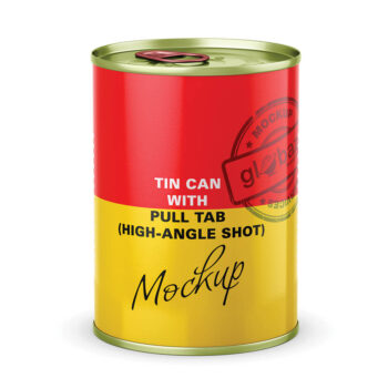 Tin Can With Pull Tab Mockup (pkg-991)
